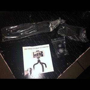 Mini tripod with Bluetooth shutter remote